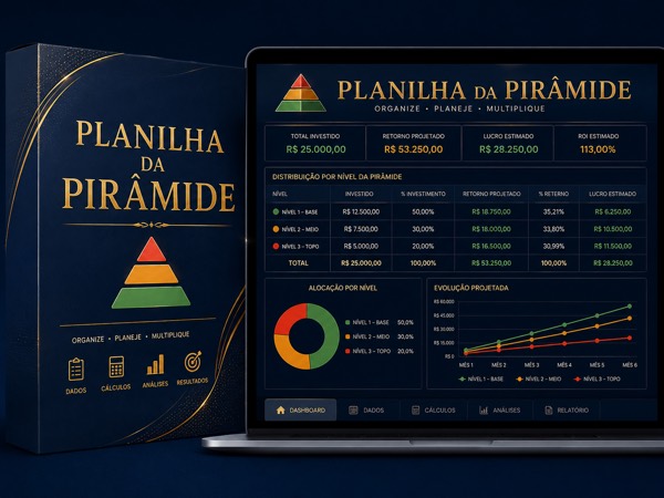 Capa da Planilha da Pirâmide